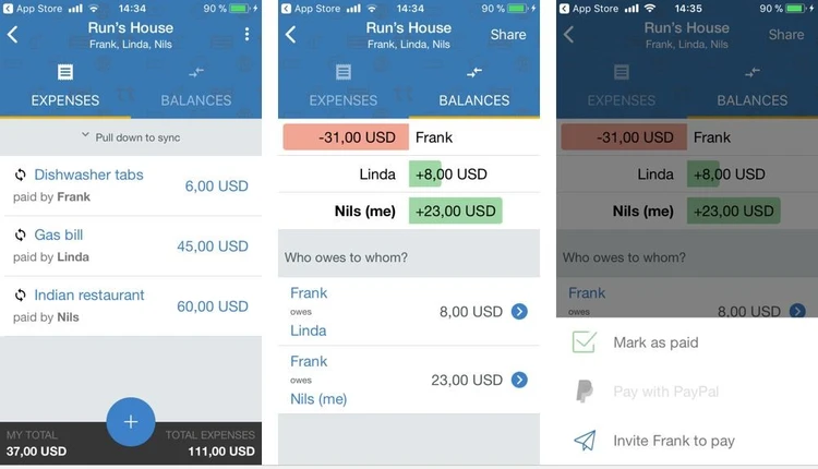 Overview of the Tricount app: Group – Billing – Settling debts Overview of the Tricount app: Group – Billing – Settling debts