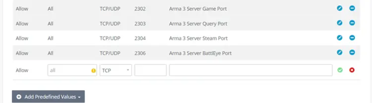 IONOS Cloud Panel: Port sharing for Arma 3 servers IONOS Cloud Panel: Port sharing for Arma 3 servers