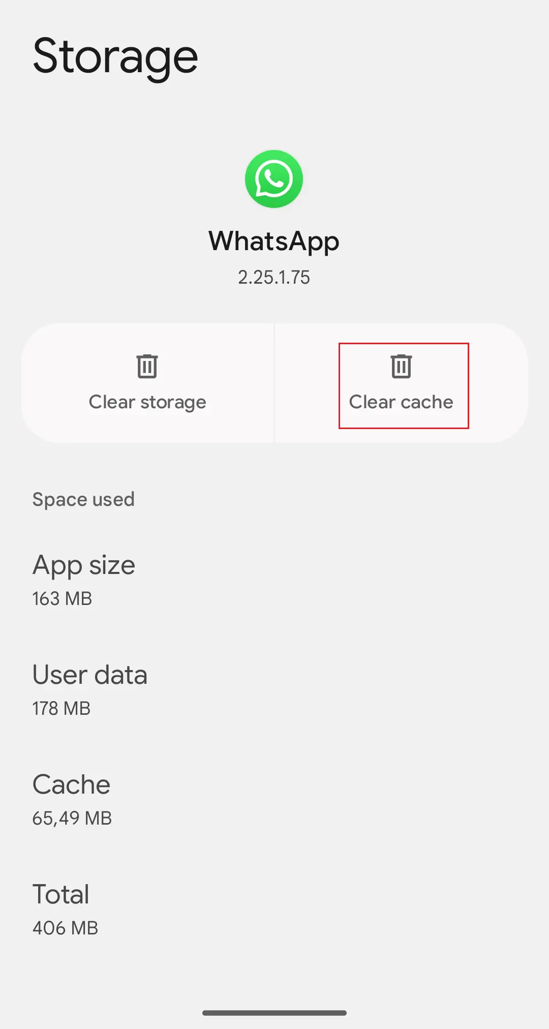 WhatsApp: Storage Image: WhatsApp: Storage
