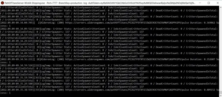 Path of Titans server, start in Windows prompt Path of Titans server, start in Windows prompt