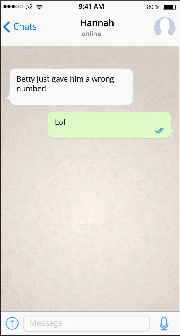 Short chat using lol Short chat using lol