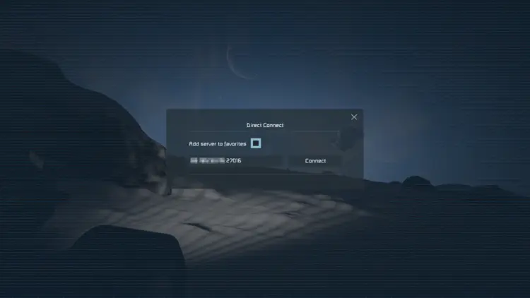 Space Engineers: Establishing a connection to the server via IP address Space Engineers: Establishing a connection to the server via IP address