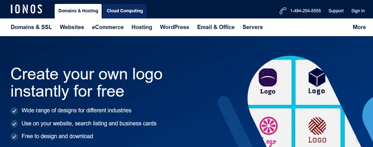 IONOS Logo Generator website IONOS Logo Generator website