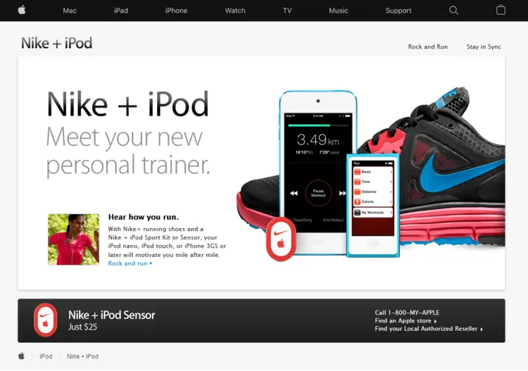 Example of innovation-based co-branding: Nike + iPod Example of innovation-based co-branding: Nike + iPod