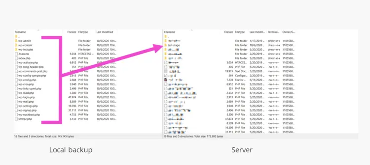 Subdirectory for a WordPress test environment Subdirectory for a WordPress test environment