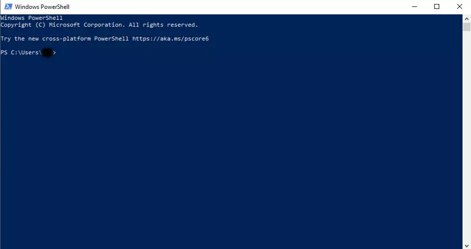 Image: Using Windows PowerShell to get the Windows 10 product key