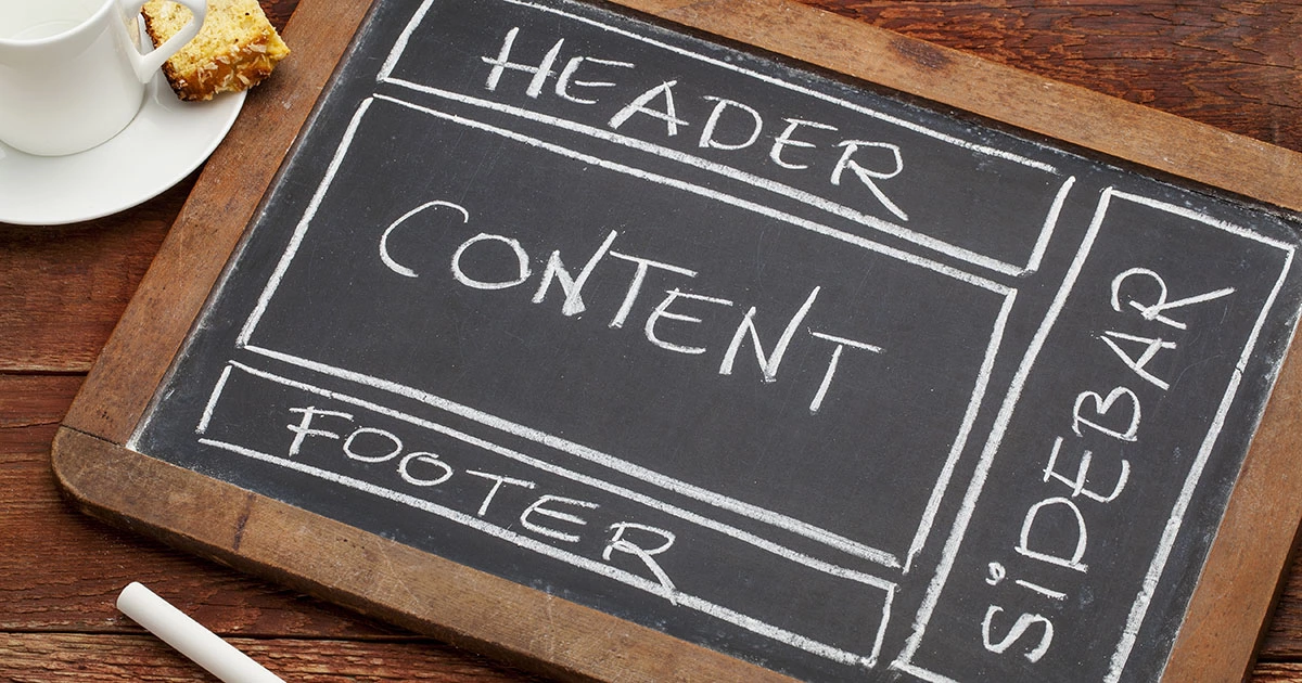 Image: What is a website footer? Design and SEO tips