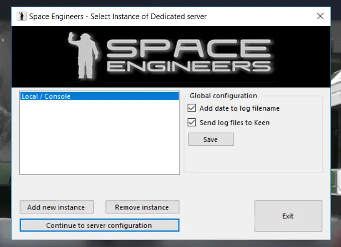 Space Engineers Dedicated Server Wizard Space Engineers Dedicated Server Wizard