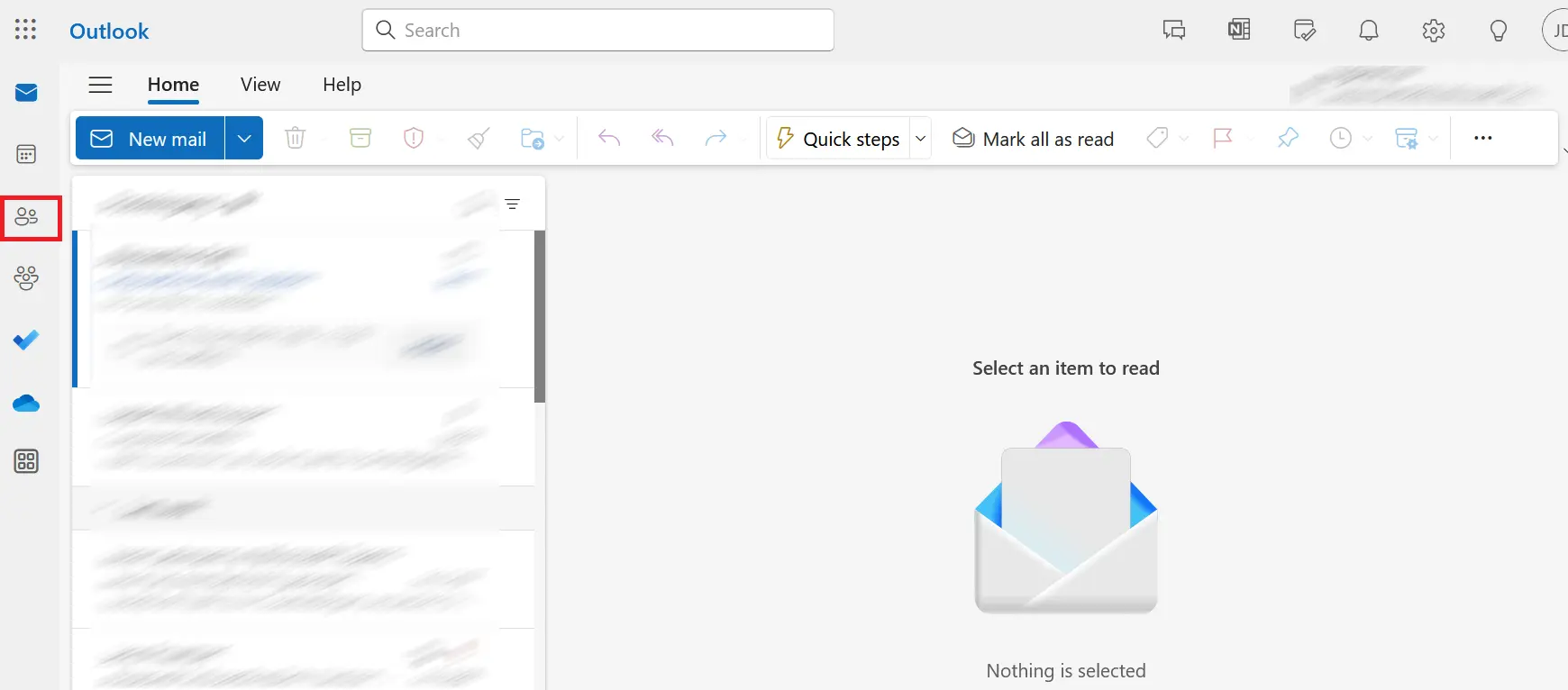 Outlook on the web: Inbox Image: Outlook on the web: Inbox