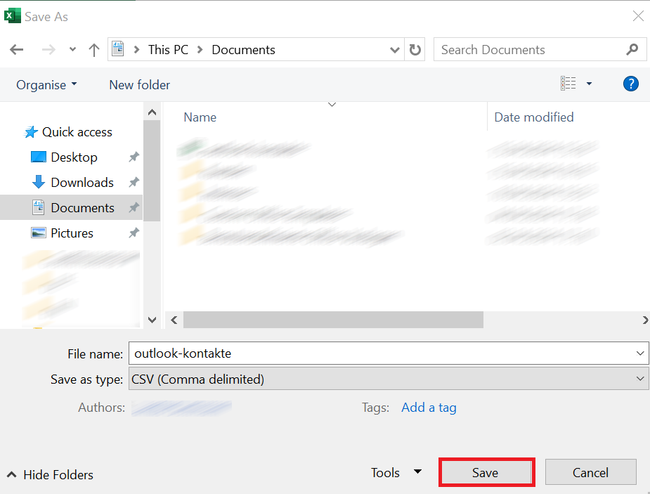 Microsoft 365: Saving a document Image: Microsoft 365: Saving a document