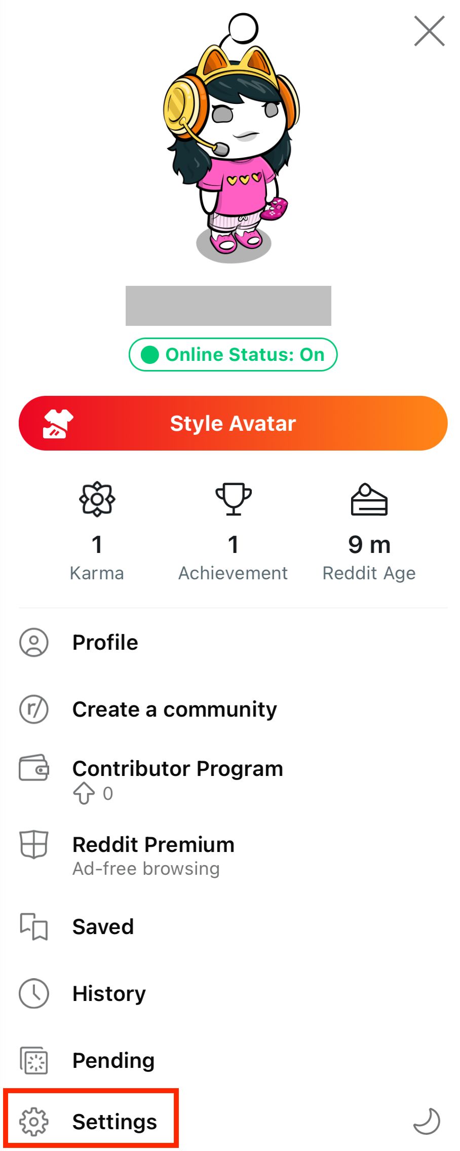 Open app settings Image: Open app settings