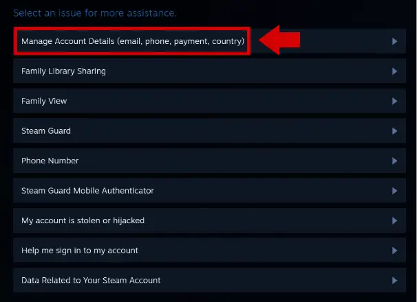 Steam: Account settings Image: Steam: Account settings