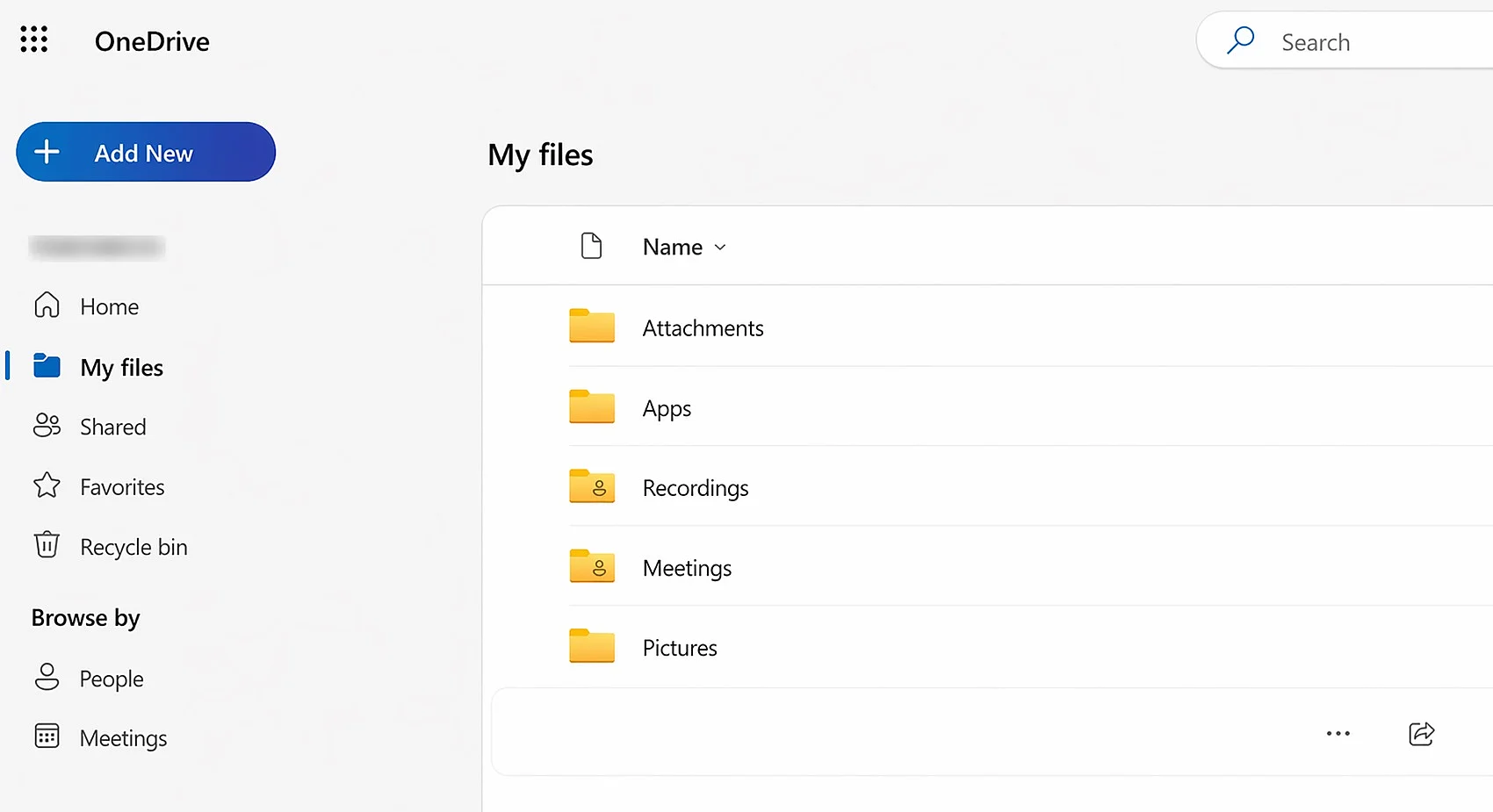 Image: Microsoft OneDrive for Business: Web app user interface