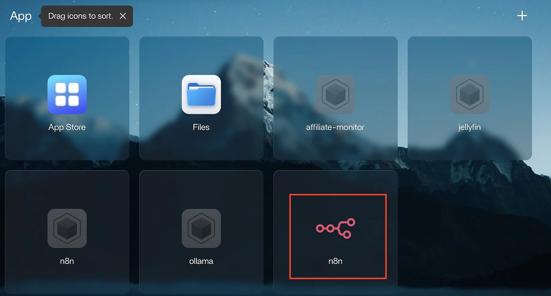 Image: Launch the n8n app