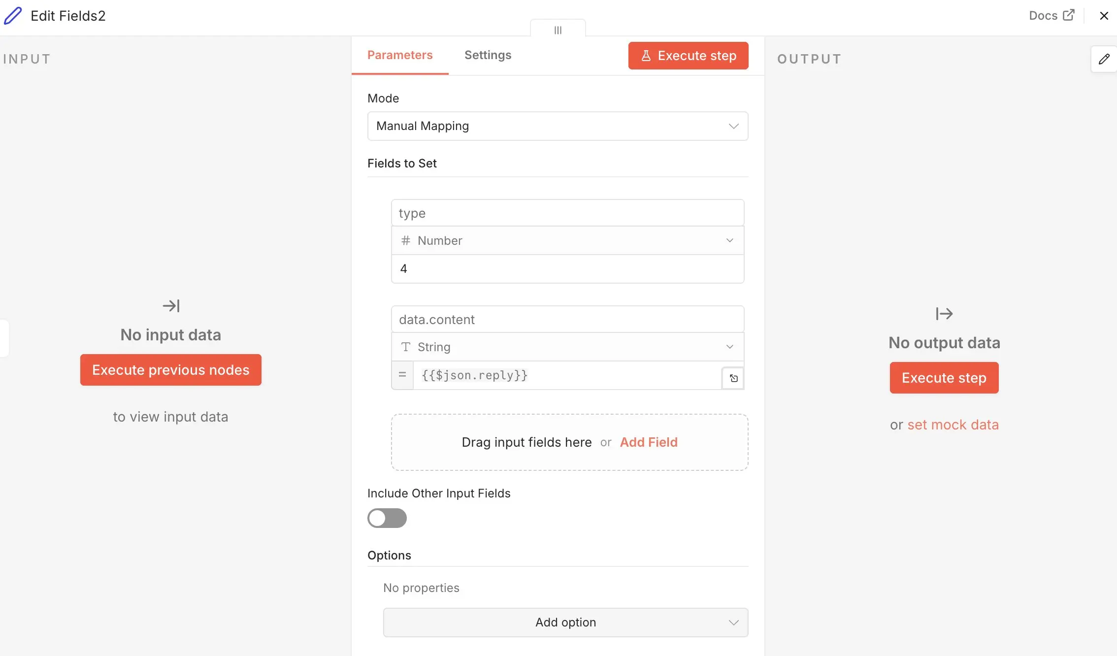 n8n: Set node with formatting Image: n8n: Set node with formatting
