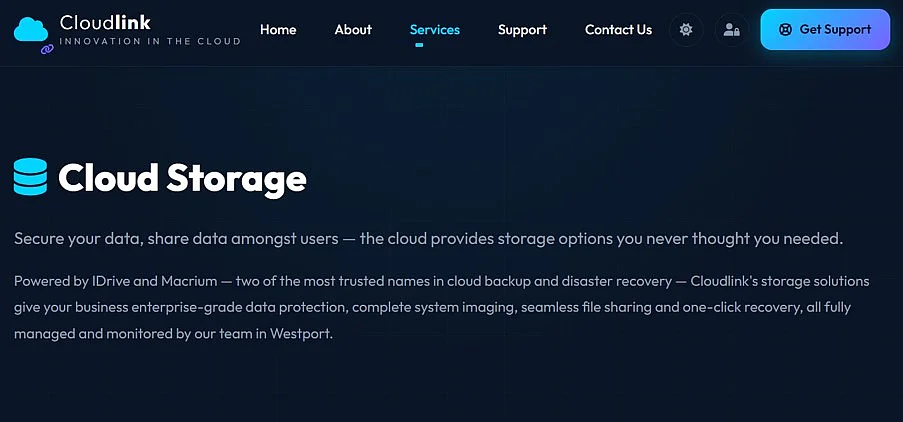 Cloudlink cloud storage Image: Cloudlink cloud storage