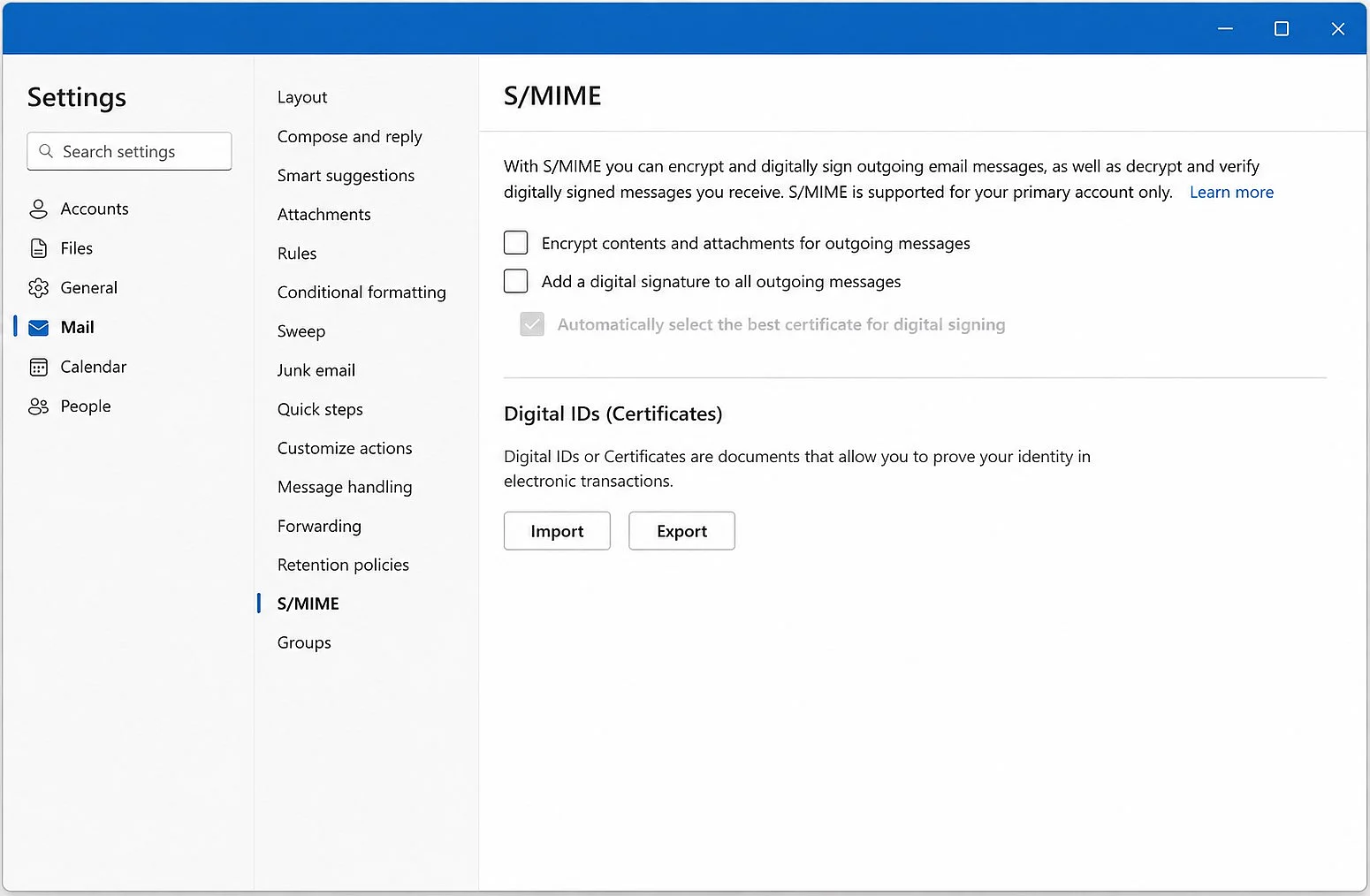 Set up email signatures in the new Outlook Image: Set up email signatures in the new Outlook