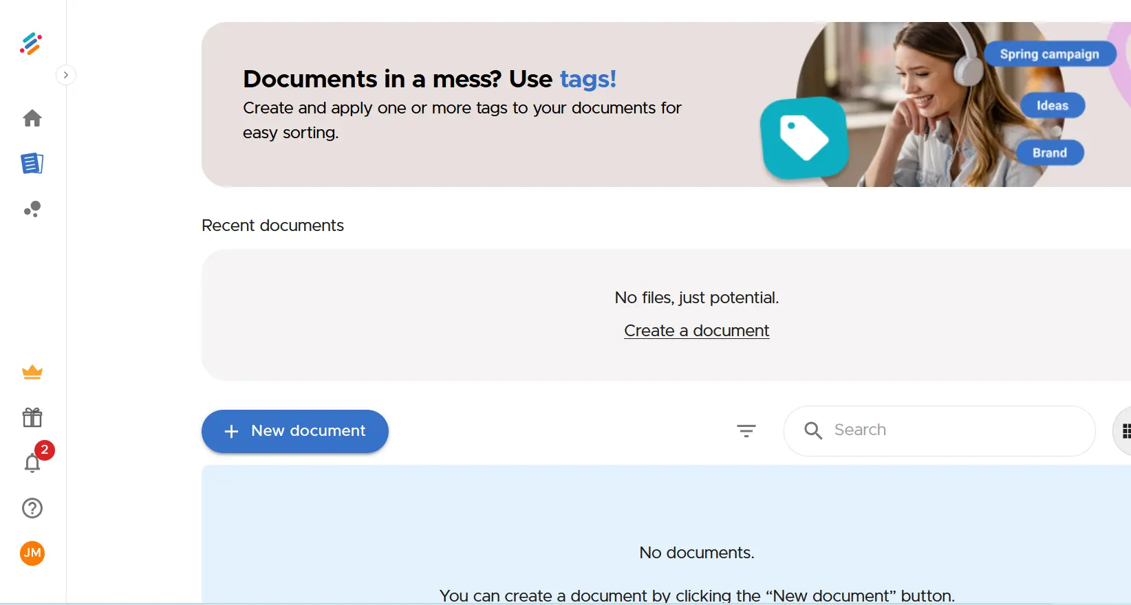 Image: Screenshot of Neuroflash UI