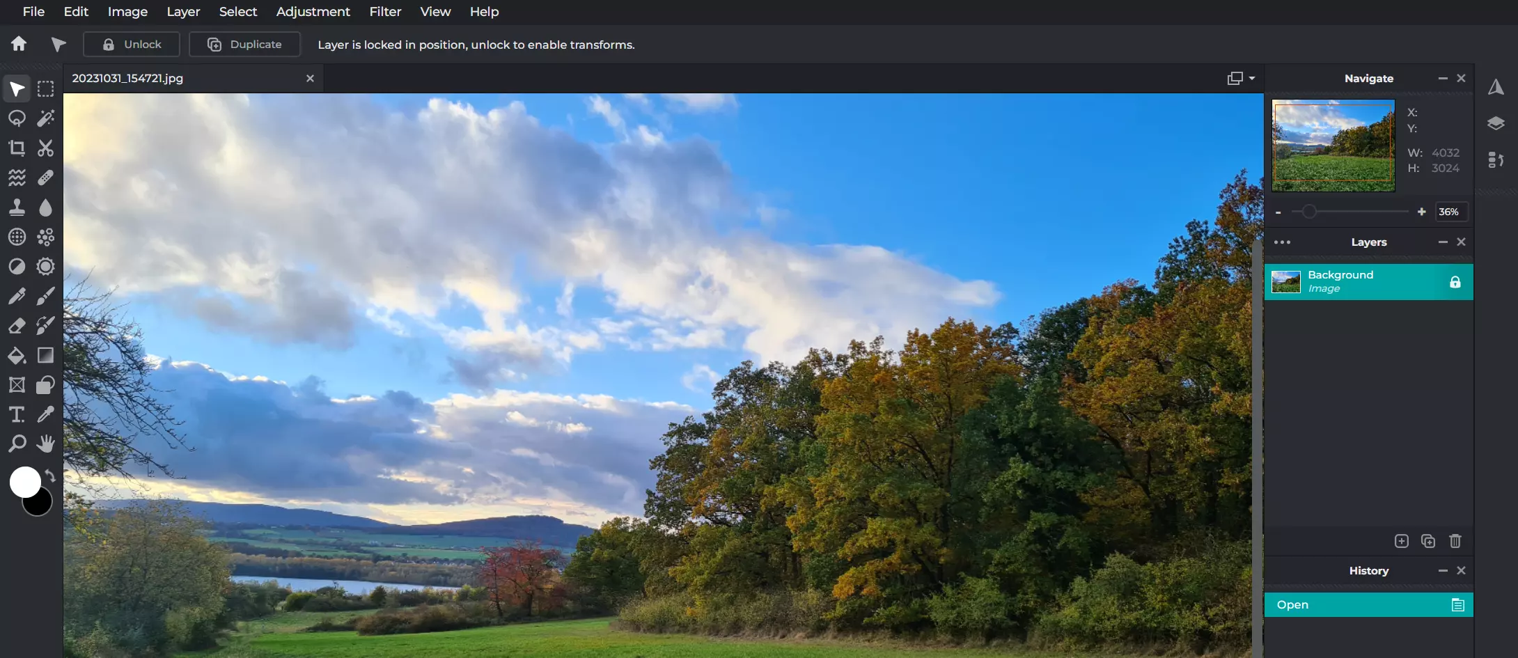 Image: Pixlr Editor: Web version