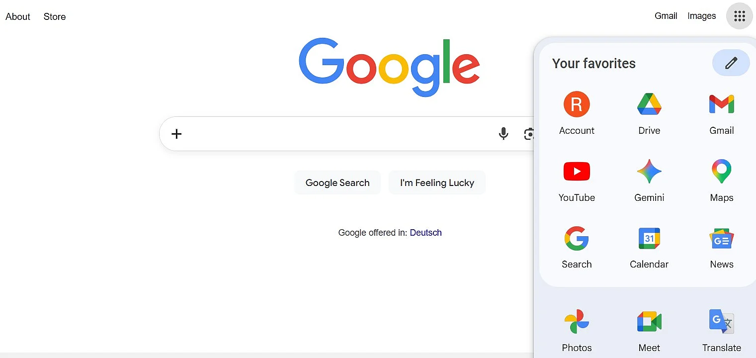 Screenshot of Google’s website Image: Screenshot of Google’s website