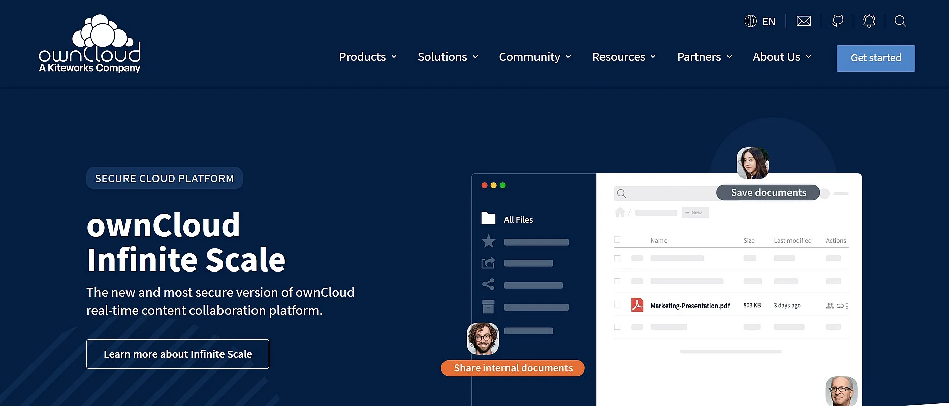 ownCloud website Image: ownCloud website