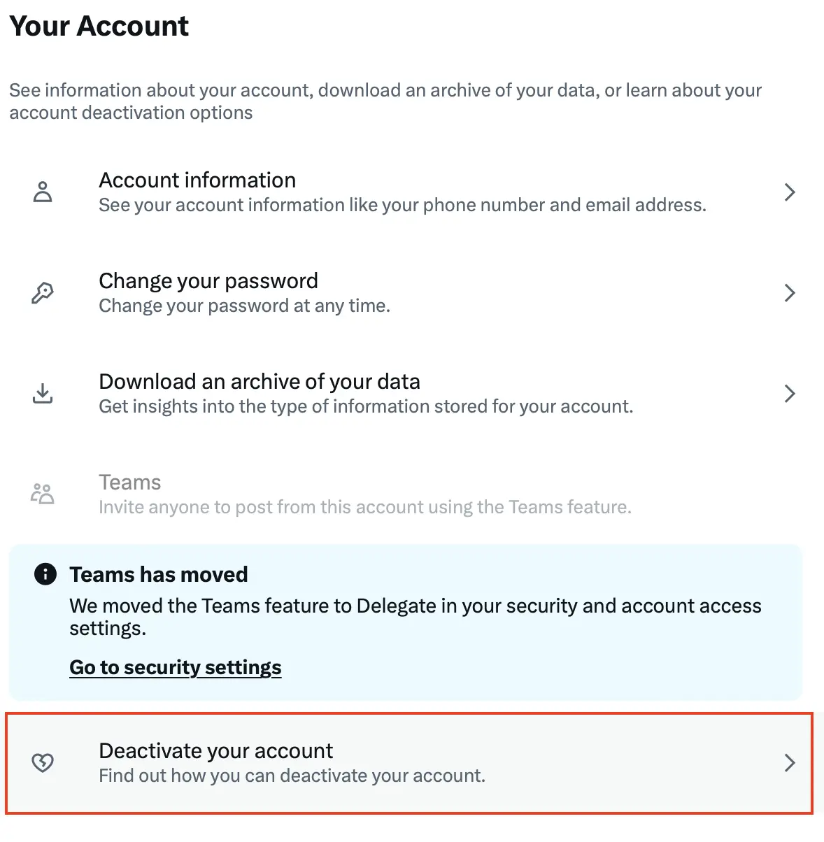 Image: Twitter: ‘Your Account’