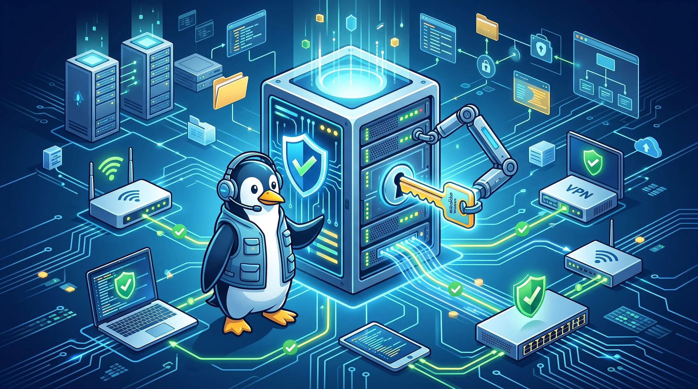 Image: How to set up a RADIUS server step by step