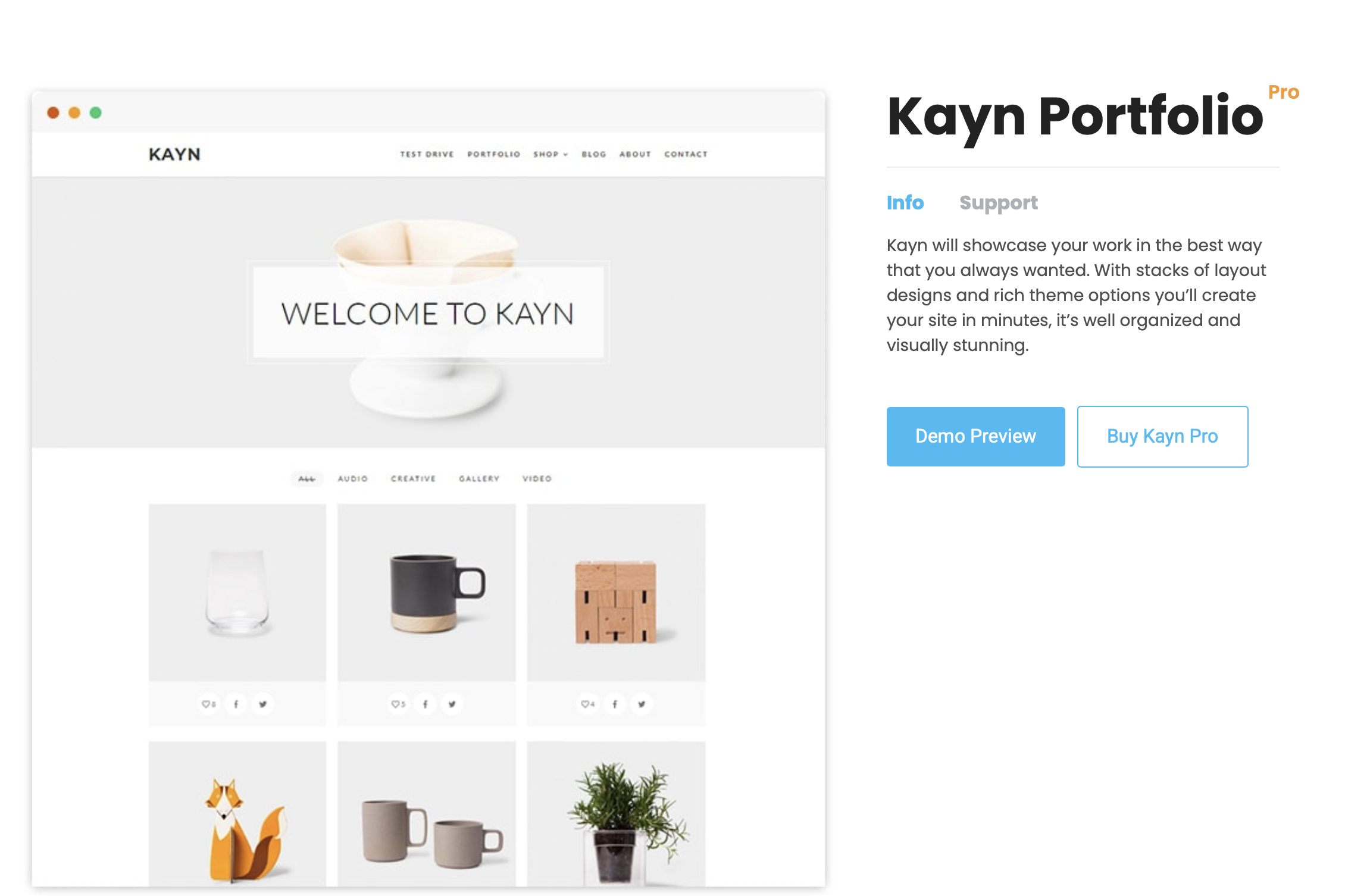 Plantilla Kayn de WordPress hecha por WP-Royal Imagen: Plantilla Kayn de WordPress hecha por WP-Royal