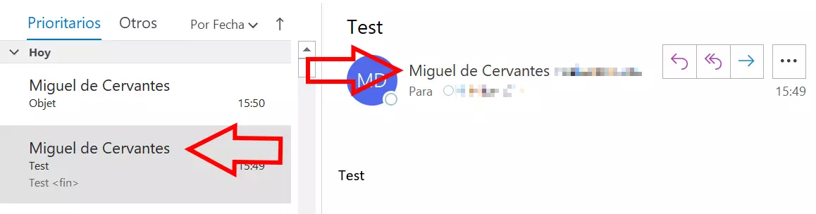 Cómo cambiar el nombre de remitente en Outlook: nombre y correo de remitente Cómo cambiar el nombre de remitente en Outlook: nombre y correo de remitente