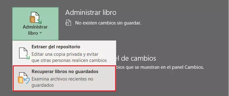 Excel: recuperar libros de trabajo no guardados Excel: recuperar libros de trabajo no guardados