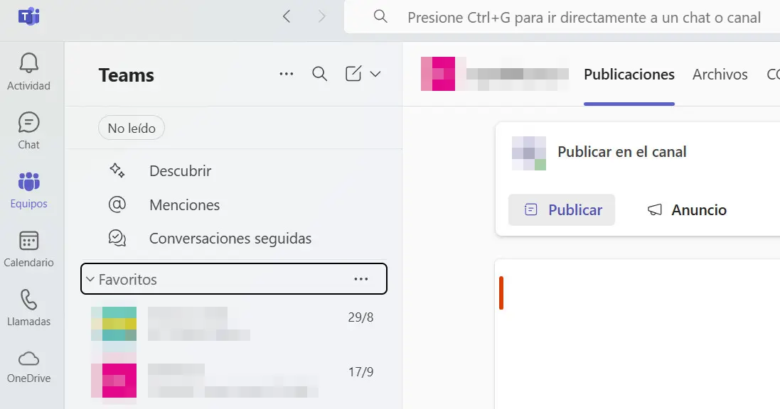 Captura de pantalla de Teams Imagen: Captura de pantalla de Teams