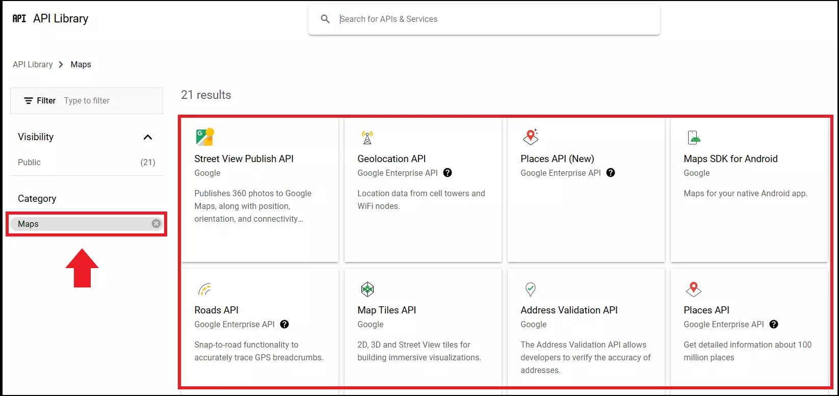 Google Maps APIs Imagen: Google Maps APIs