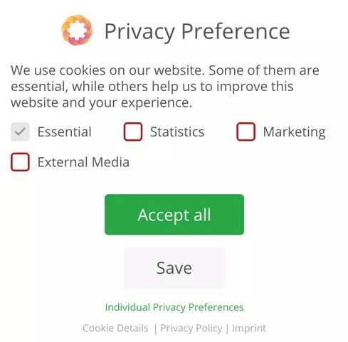 Imagen: Banner de cookies usada por Borlabs
