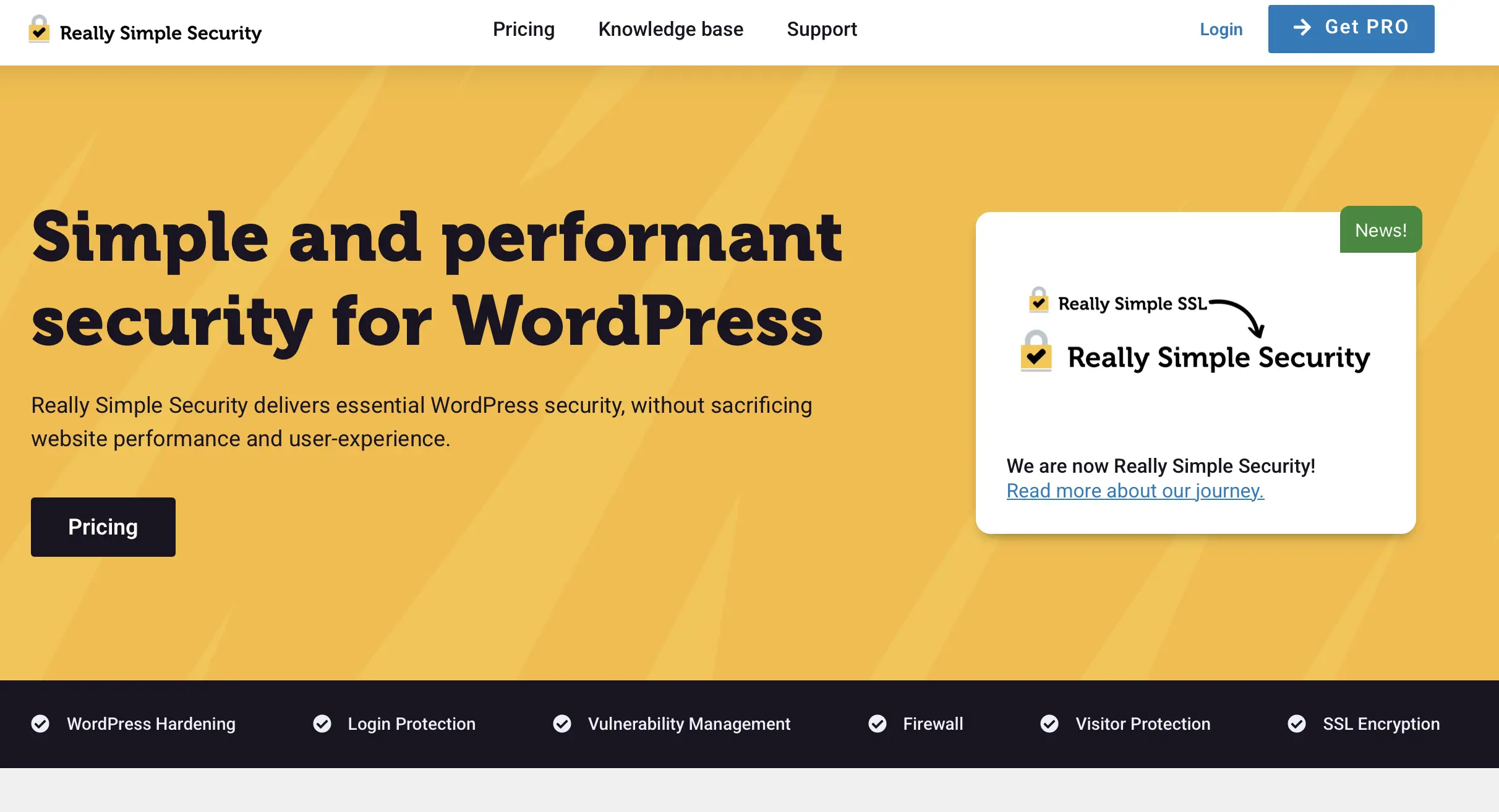 Imagen: Página web de Really Simple Security