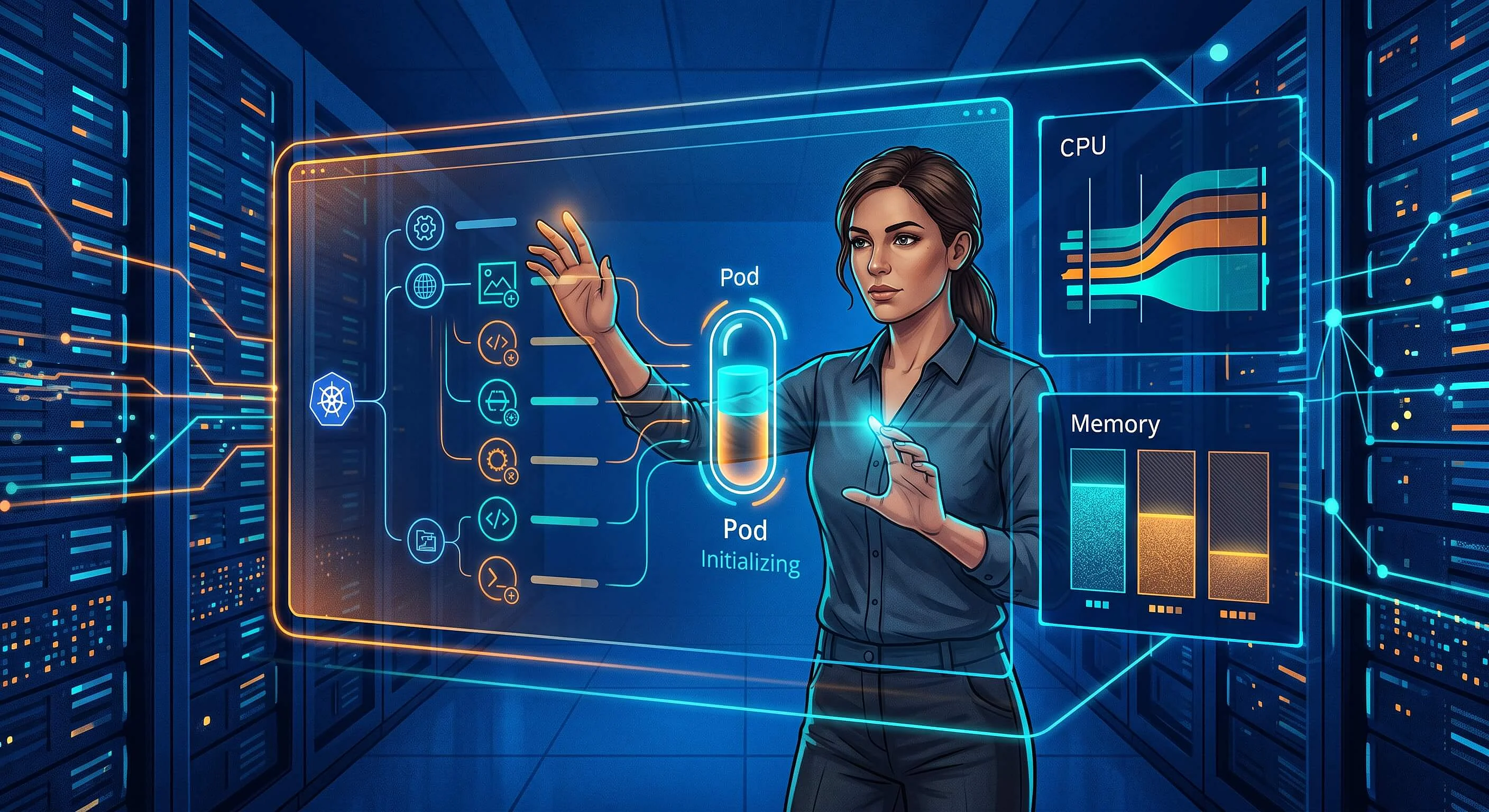 Imagen: Crear pod en Kubernetes