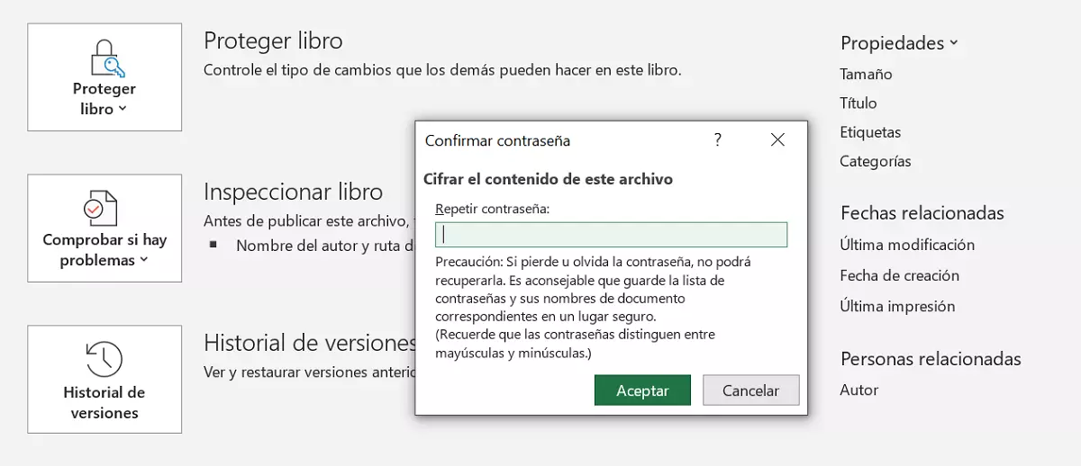 Imagen: Imagen del cuadro de diálogo “Confirmar contraseña”