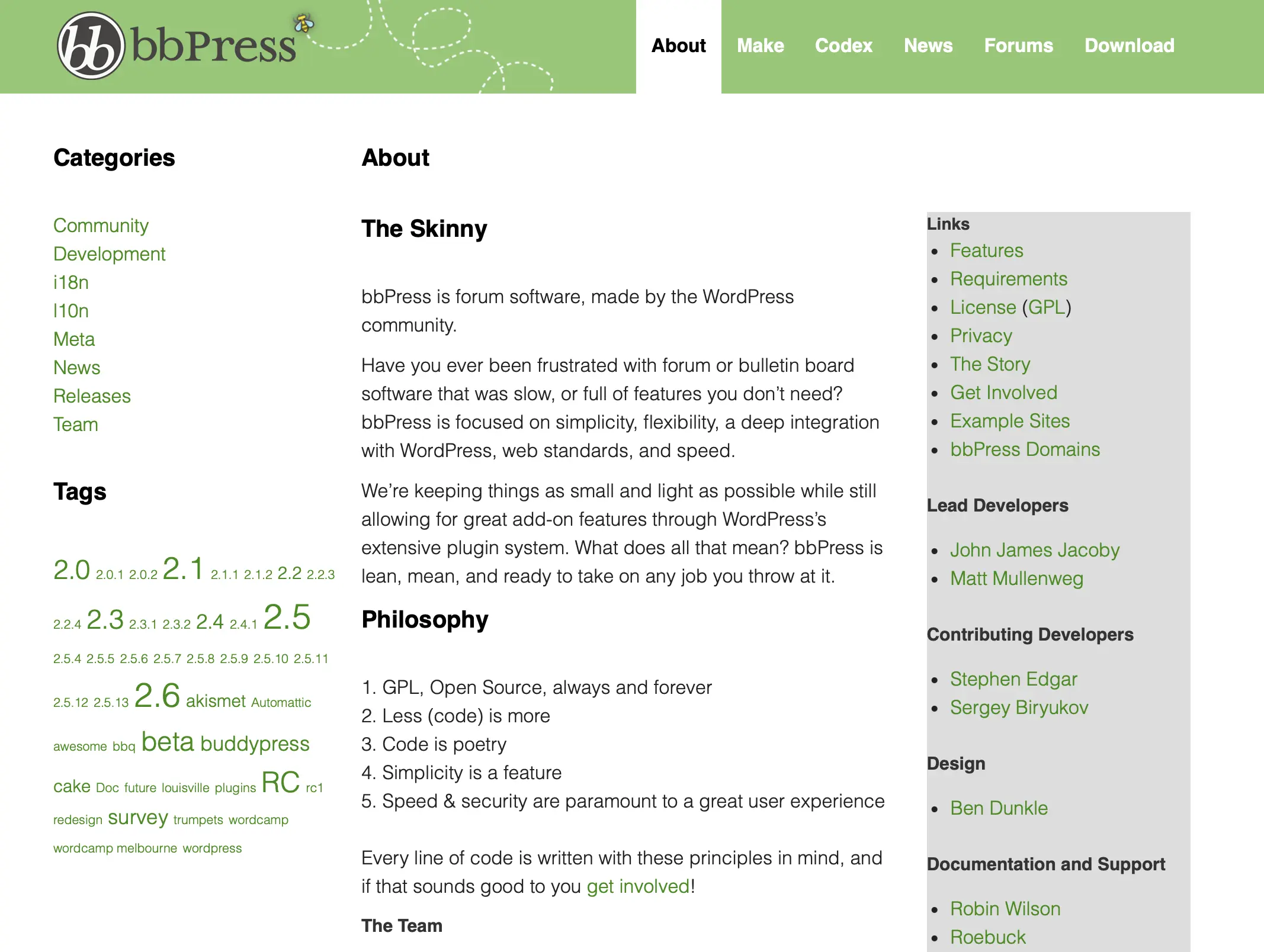 Imagen: Página web de bbPress