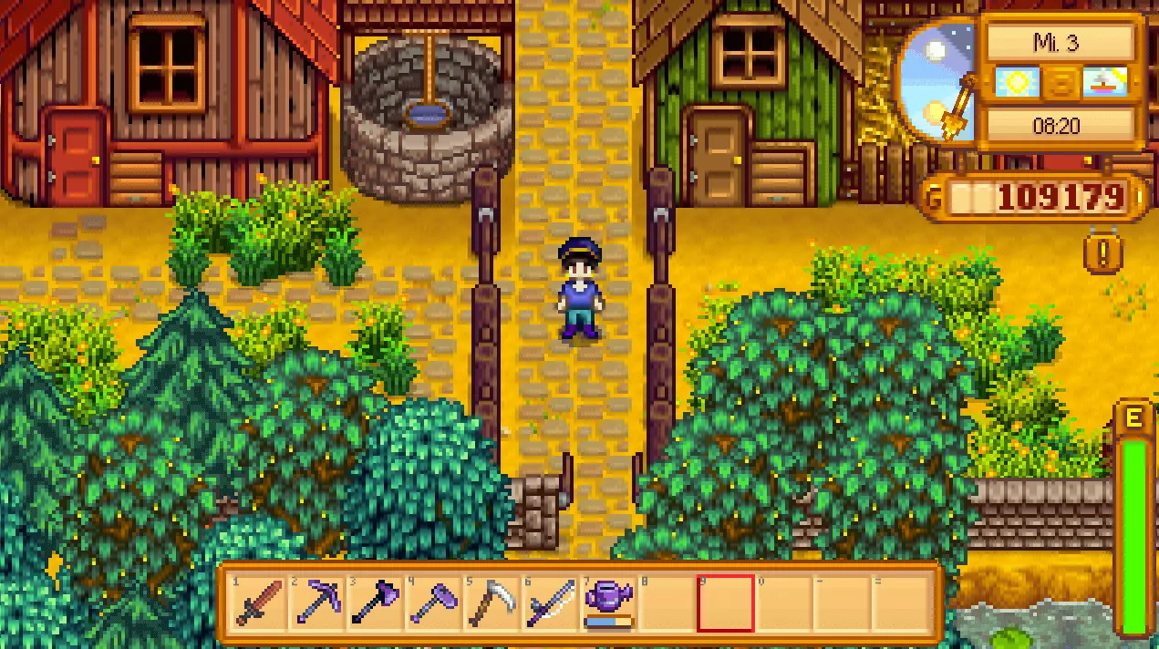 Imagen: Granja en Stardew Valley
