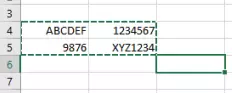 Imagen: Excel: recortar zona de celdas