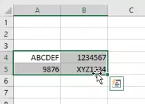 Imagen: Excel: marcar las celdas que deseas desplazar