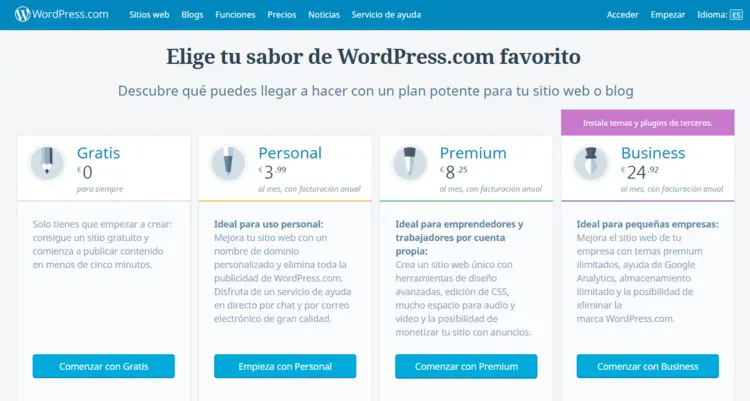 Crear un blog con WordPress Crear un blog con WordPress