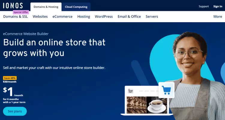 Crear una tienda online con eCommerce Website Builder de IONOS Crear una tienda online con eCommerce Website Builder de IONOS