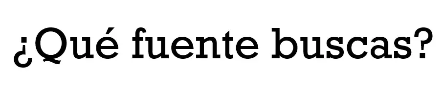 Imagen: Fuente de ejemplo que se quiere reconocer