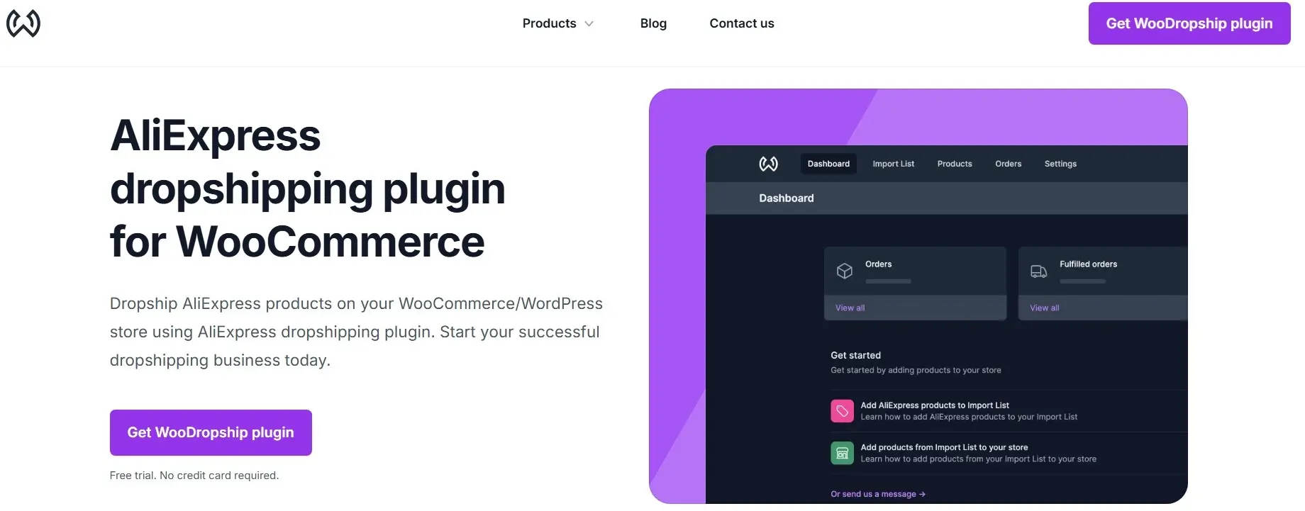 Página web del plugin WooDropship Imagen: Página web del plugin WooDropship