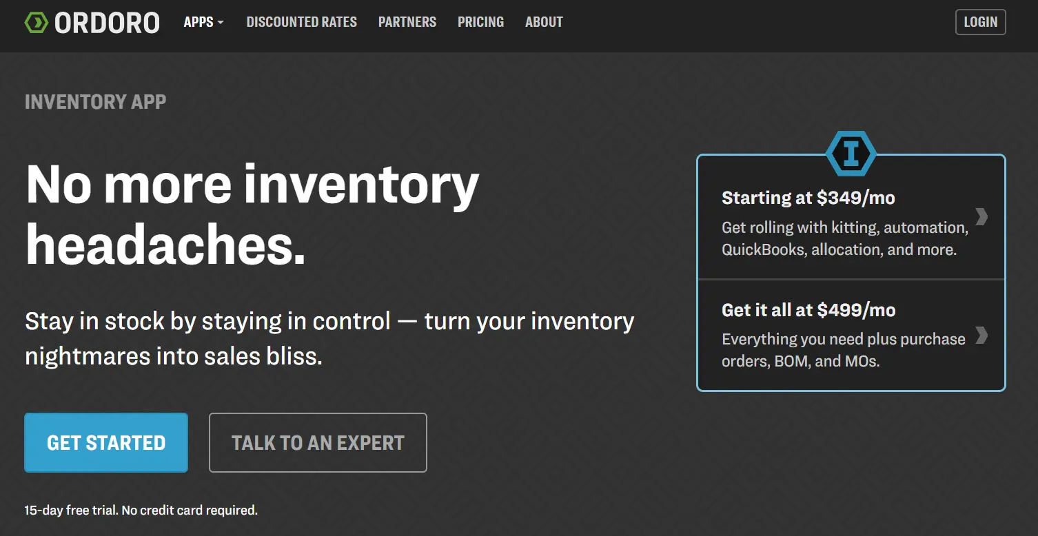 Sistema de gestión de inventario Ordoro Imagen: Sistema de gestión de inventario Ordoro