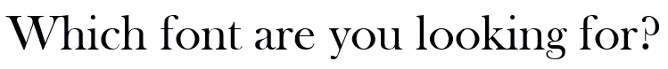 Imagen: El primer paso consiste en identificar la fuente general con WhatTheFont