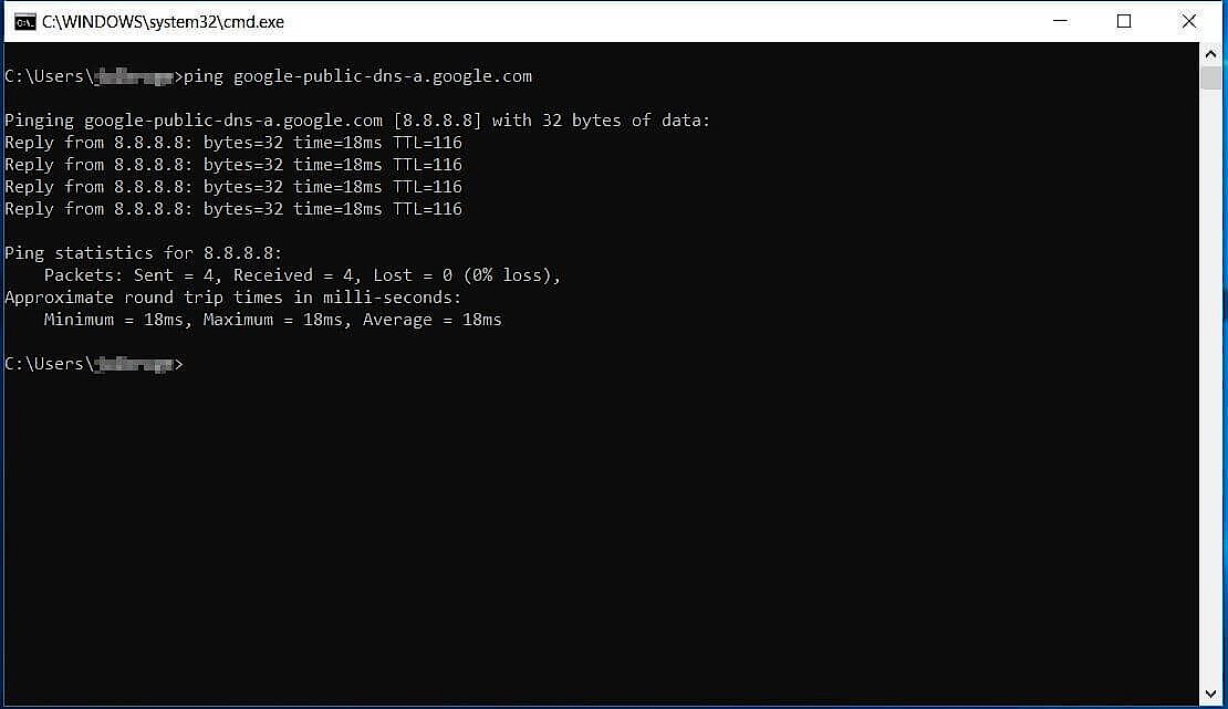 Comando Ping | Diagnóstico de red en Windows - IONOS