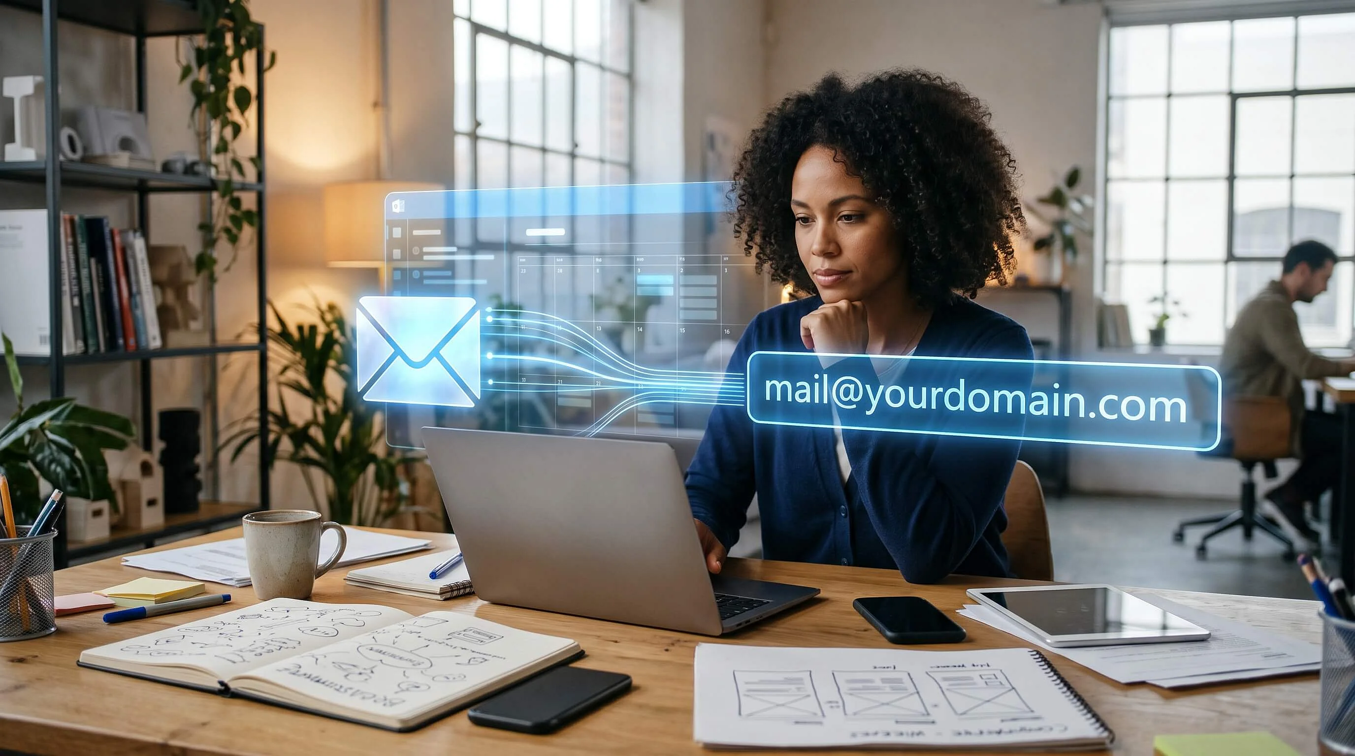 Imagen: Outlook con dominio propio