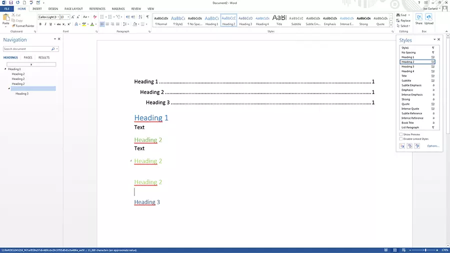 Menú de Word para modificar el título de un estilo de Word Imagen: Menú de Word para modificar el título de un estilo de Word