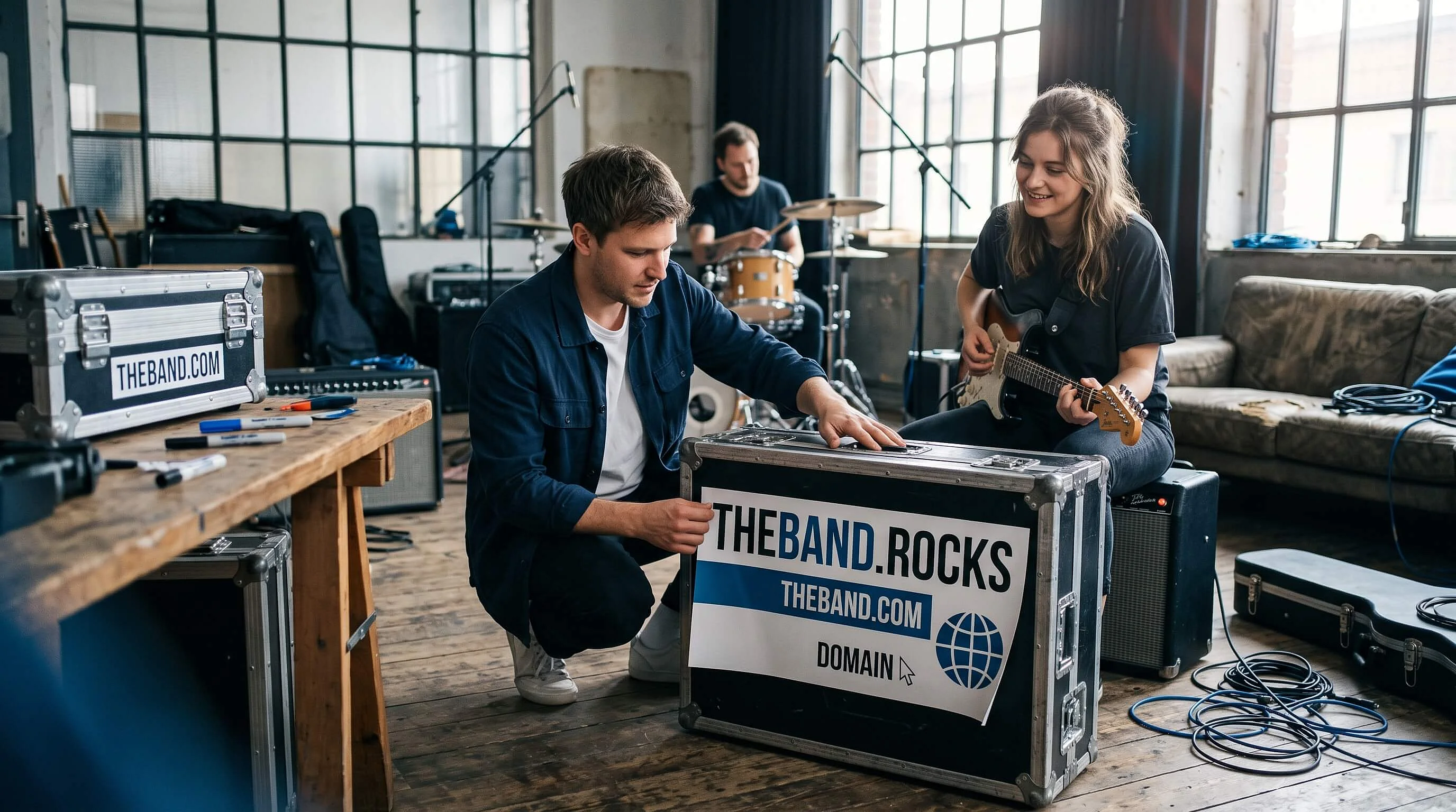 Imagen: Los mejores band domains para grupos de música